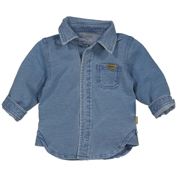 Bess Blouse jog denim