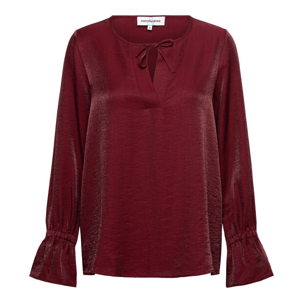 &amp;CO  Melina Blouse Aubergine