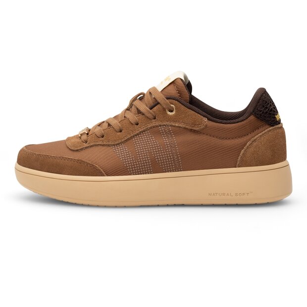 Woden Line sneak caramel