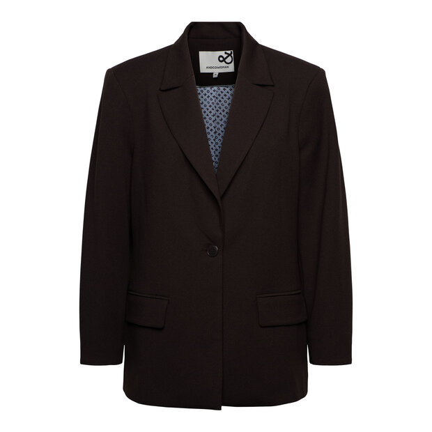 &amp;CO Glennis Blazer dark chocolate