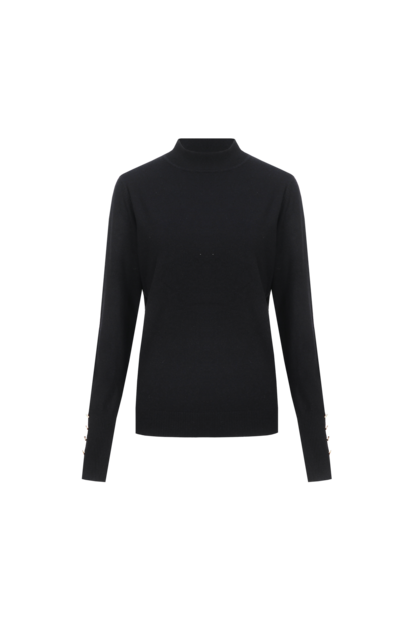 C&amp;S Ambra knit pullover Black