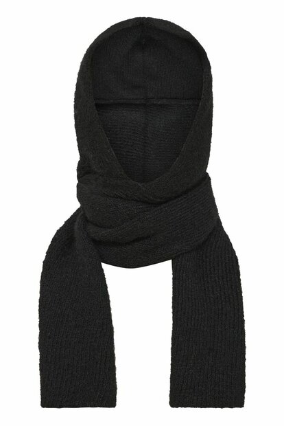 B.Young Vasha hooded scarf meteorite