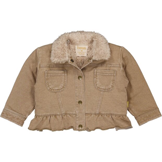 Bess Annemijn jas coffee brown
