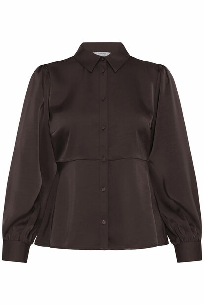 B.Young Peplum shirt bruin