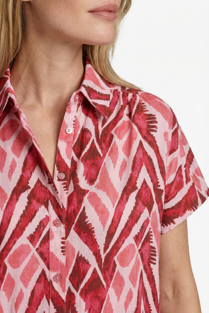 C&amp;S Lene Blouse  pink/coral