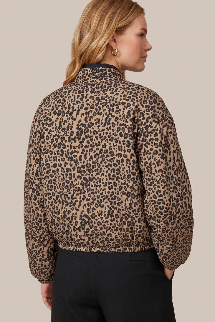 C&amp;S Odilia coat  black/mocha brown