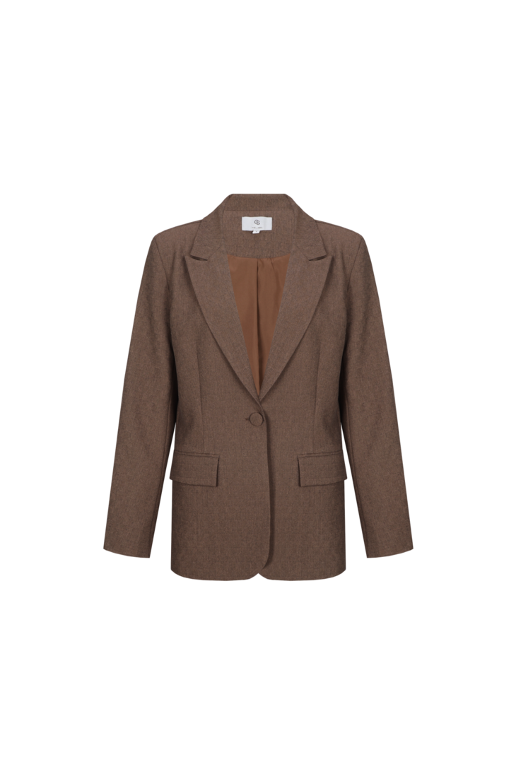 C&amp;S Brooklyn blazer mocha brown