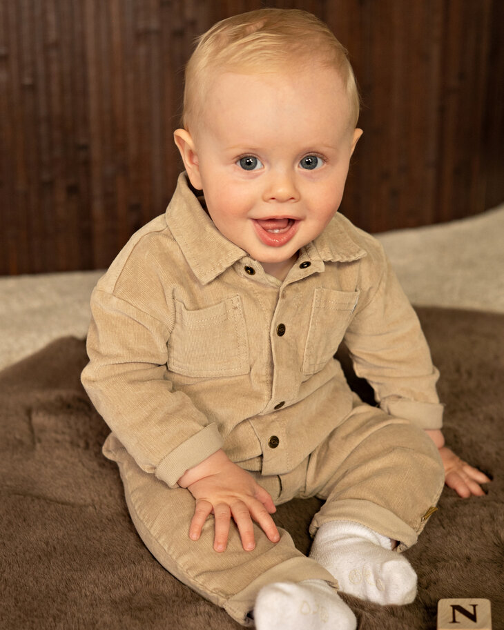 Bess Playsuite dessert sand rib