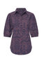 Mi Piace Blouse Puff sleeves baroque print
