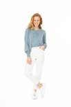 Basic vestje grijs-blauw