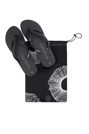 Slippers ciao bella zwart