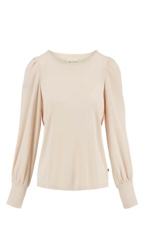 Zusss Sweater met boothals zachtrose