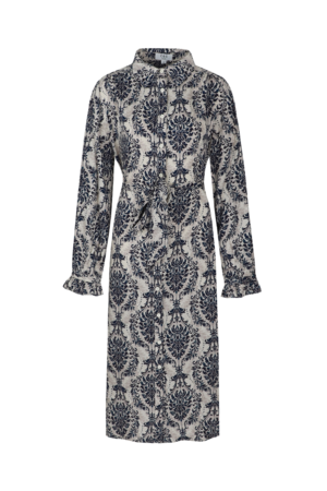 C&S Valor dress Navy blue/Off white