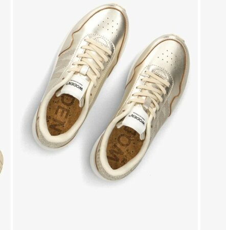 Woden Nora natural soft metallic gold