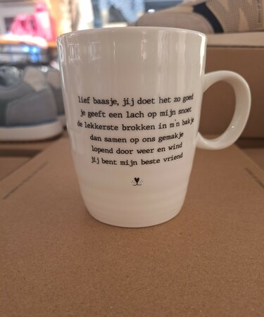 Zusss Theemok lief baasje hond