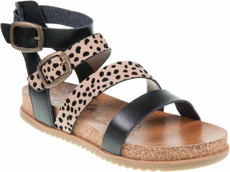 Blowfish sandaal Fancy zwart/panter