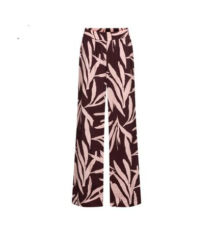 &CO Nadine leaf broek aubergine