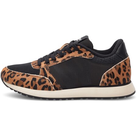 Woden Ronja Cowhair leopard/black