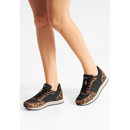 Woden Ronja Cowhair leopard/black