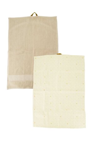 Zusss Keukenset Hartjes wit/zand