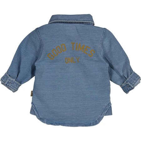 Bess Blouse jog denim