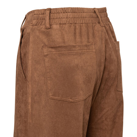 &CO Hazel Broek suedine caramel
