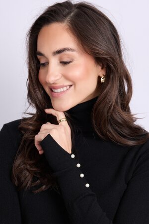 C&S Kalisse knit pullover black