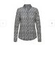 &CO Blouse Lotte sculpture Zwart/Wit
