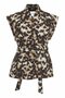 B.Young Daima Waistcoat Print Beige/Zwart