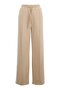 Zusss Jersey  broek met bies beige/off white