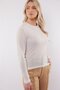 C&S Angel knit pullover wool white