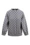 Zusss sweater van jacquard stof navy