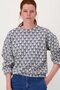 Zusss sweater van jacquard stof navy