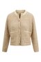 Zusss  jacquard vest met visgraat structuur