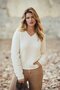 C&S Katja Knit pullover wol white
