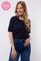 C&S Anne knit top midnight blue