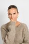 C&S Kirsten knit pullover sand